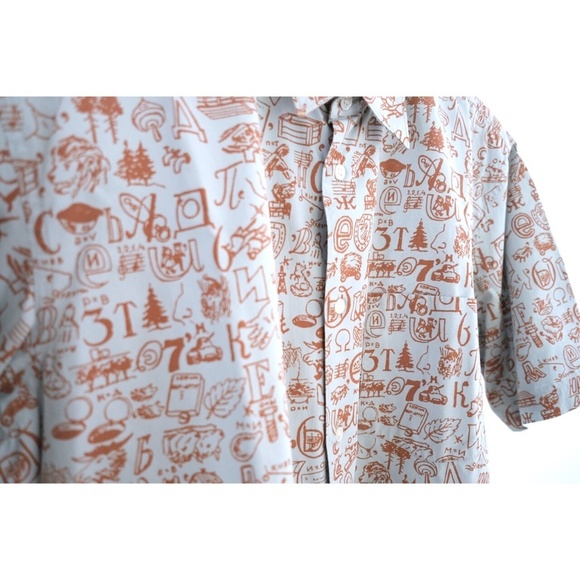 Comme des Garçons - 1990s Cotton Post-Soviet Narrative Print Shirt - Picture 15 of 16